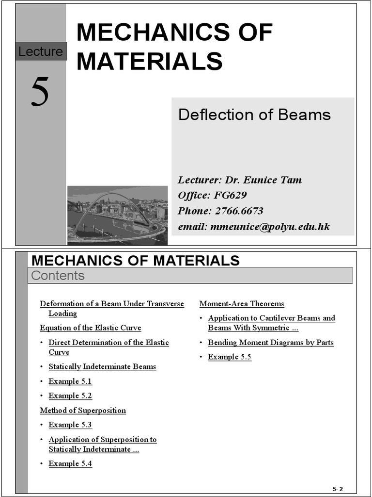 Mechanics of Materials | PDF | Beam (Structure) | Bending