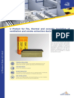 U Protect For Fire, Thermal and Acoustic Insulation of Ventilation and Smoke Extraction Ducts