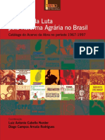 Catálago Acervo Abra Memória Da Luta Por Reforma Agrária 1967 1997