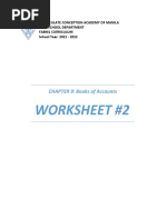 Worksheet 2 2nd Quarter