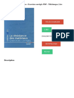 La Résistance Des Matériaux: Exercices Corrigés PDF - Télécharger, Lire