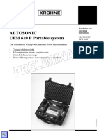 Altosonic UFM 610 P Portable System