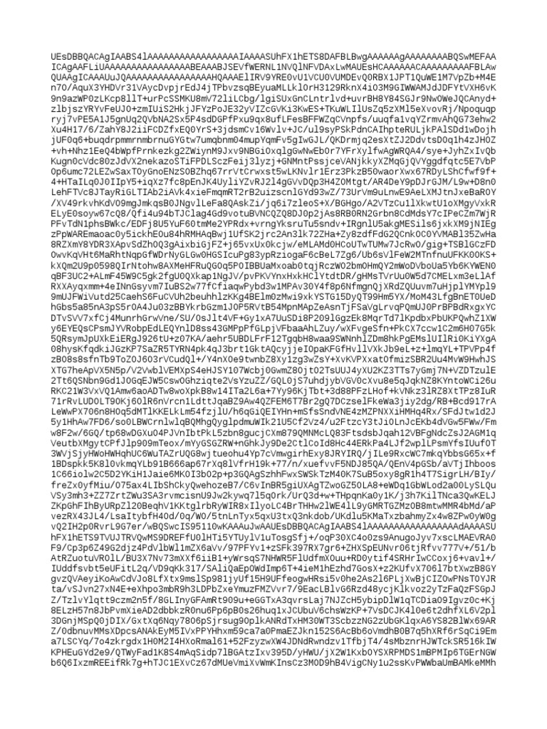 Zip File Base 64 Encoded PDF