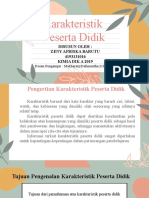 Karakteristik Peserta Didik