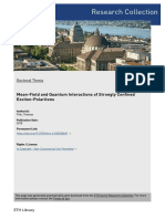 Research Collection: Mean-Field and Quantum Interactions of Strongly Confined Exciton-Polaritons