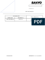 Parts List for SPW-CR253EHL8-E Air Conditioner Outdoor Unit