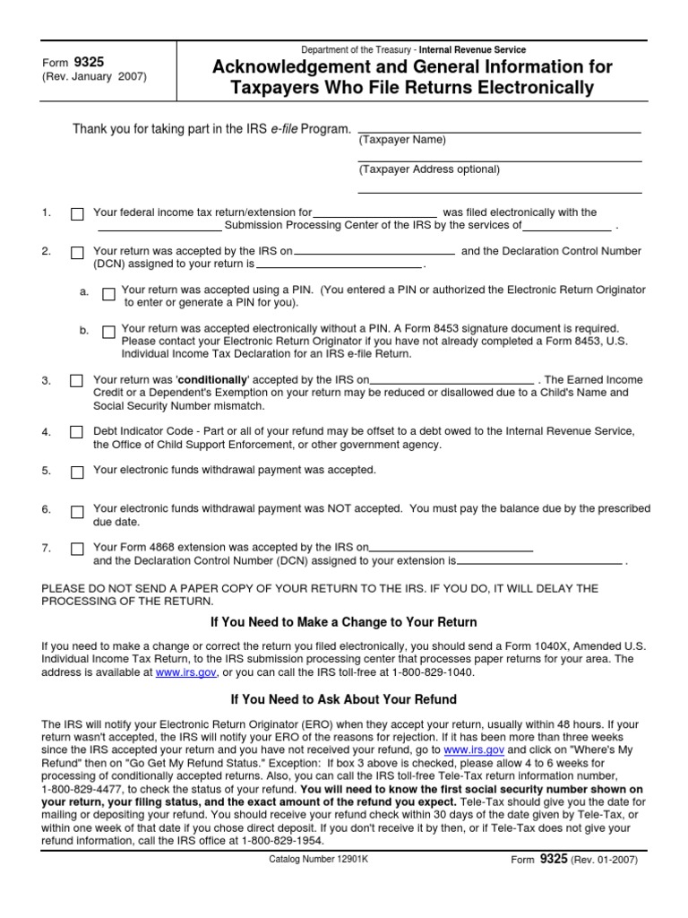 US Internal Revenue Service: f9325 | PDF | Internal Revenue Service ...