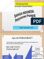 Pertemuan 9 B. Indonesia Peny. Paragraf (Daring)