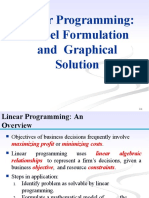 Linear Programming: Model Formulation and Graphical Solution