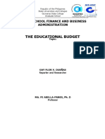 Educational Budget 