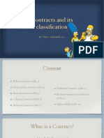 Contracts and Its Classification - Vlasiev Constantin