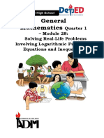 GenMath11 - Q1 - Mod28 - Solving Real Life Problems Involving Logarithmic Funtions Equations and Inequlaities - 08082020