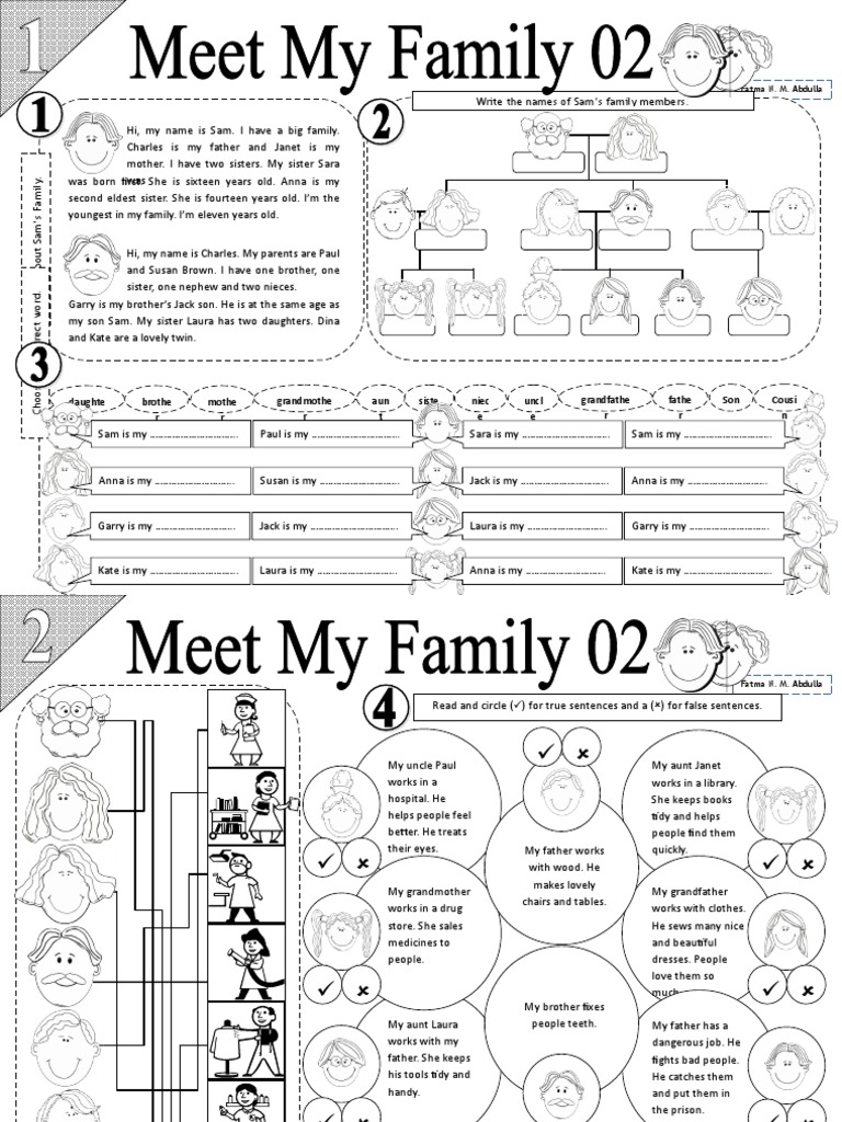 667 Meet My Family 02 | PDF