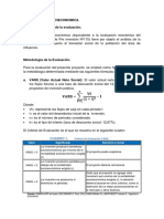 EVALUACION Socioeconomica