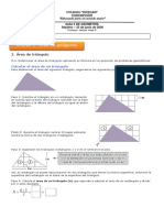 Guía 5 Área de Triángulo