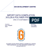 Adc Compilation of Nylon 6 Import Data - Last Eighteen Months 05 10 2016