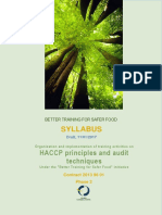 2013 - 96 - 01 - HACCP - PH 2 - Syllabus - Draft