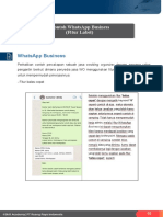 Contoh Whatsapp Business (Fitur Label)