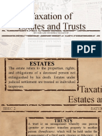 Taxation On Estates and Trusts