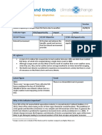 Indicators and Trends: Monitoring Climate Change Adaptation