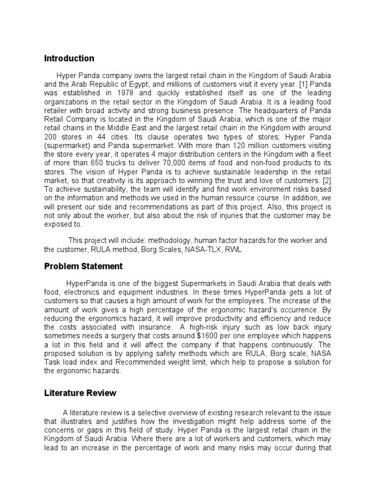 IE395 Final Project Group3 | PDF | Occupational Safety And Health ...
