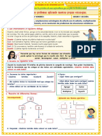 Resolvemos Problemas Aplicando Nuestras Propias Estrategias