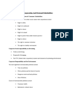 Chapter No 04 The Corporation and External Stakeholders: Corporate Responsibility Toward Consumer Stakeholders