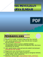 Teknis Penulisan Karya Ilmiah