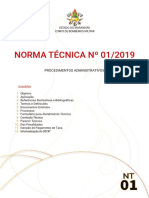 Nt 01 2019 Procedimentos Administrativos