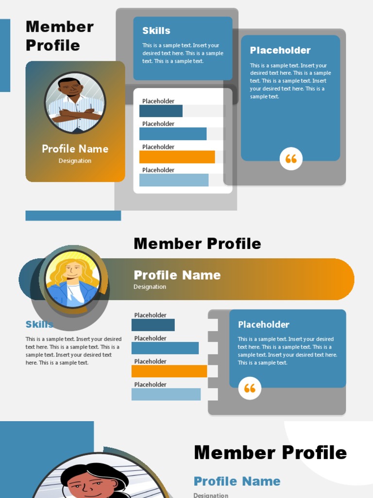 Member Profile Template Overview | PDF