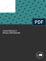 Food Product Recall Procedure