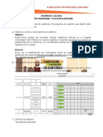 Planificación auditorías clínicas