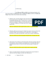 Score To Be Written As: G1P1 (1111), EDD As October 29, 2020, and AOG As 4 Weeks and