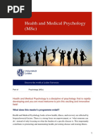 Health and Medical Psychology (MSC) - en