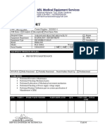 Service Report: Equipment Problem Details: Remark