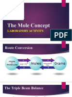 The Mole Concept: Laboratory Activity