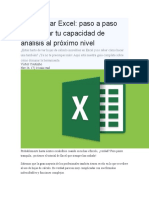 Aprender usar bien excel