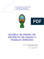 Modelo de Perfil Proyecto II 2013