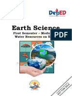 Core (STEM) - EarthScience-SLMG11Q1W4 - Identify The Various Water Resources On Earth