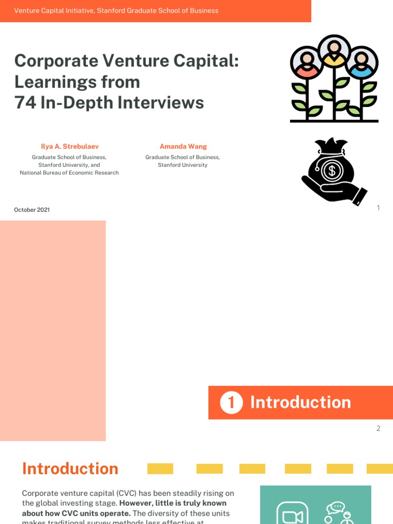 Insights on Corporate Venture Capital | PDF | Corporations | Economies