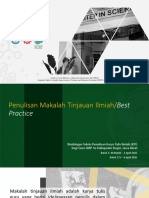 Penulisan Makalah Tinjauan Ilmiah Best Practice