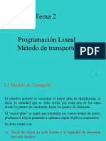 Métodos de Transporte