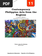 Contemporary Philippine Arts From The Regions Week 1