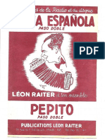 Sheets-Léon Raiter & K. Leval - Flama Española (Orchestration) (2 Accordéons) (Paso Doble)