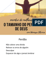 O Tamanho Do Perdao de Deus