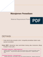 Manajemen Persediaan MRP