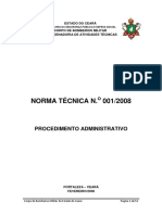 Procedimento administrativo para análise de projetos de segurança contra incêndio