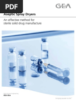 Aseptic Spray Dryers: An Effective Method For Sterile Solid Drug Manufacture