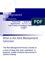 RISK MANAGEMENT PROCESS (RMP)