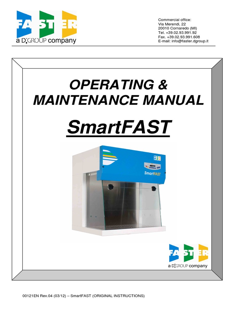 Faster Laminar Flow SmartFAST Manual Operacion y